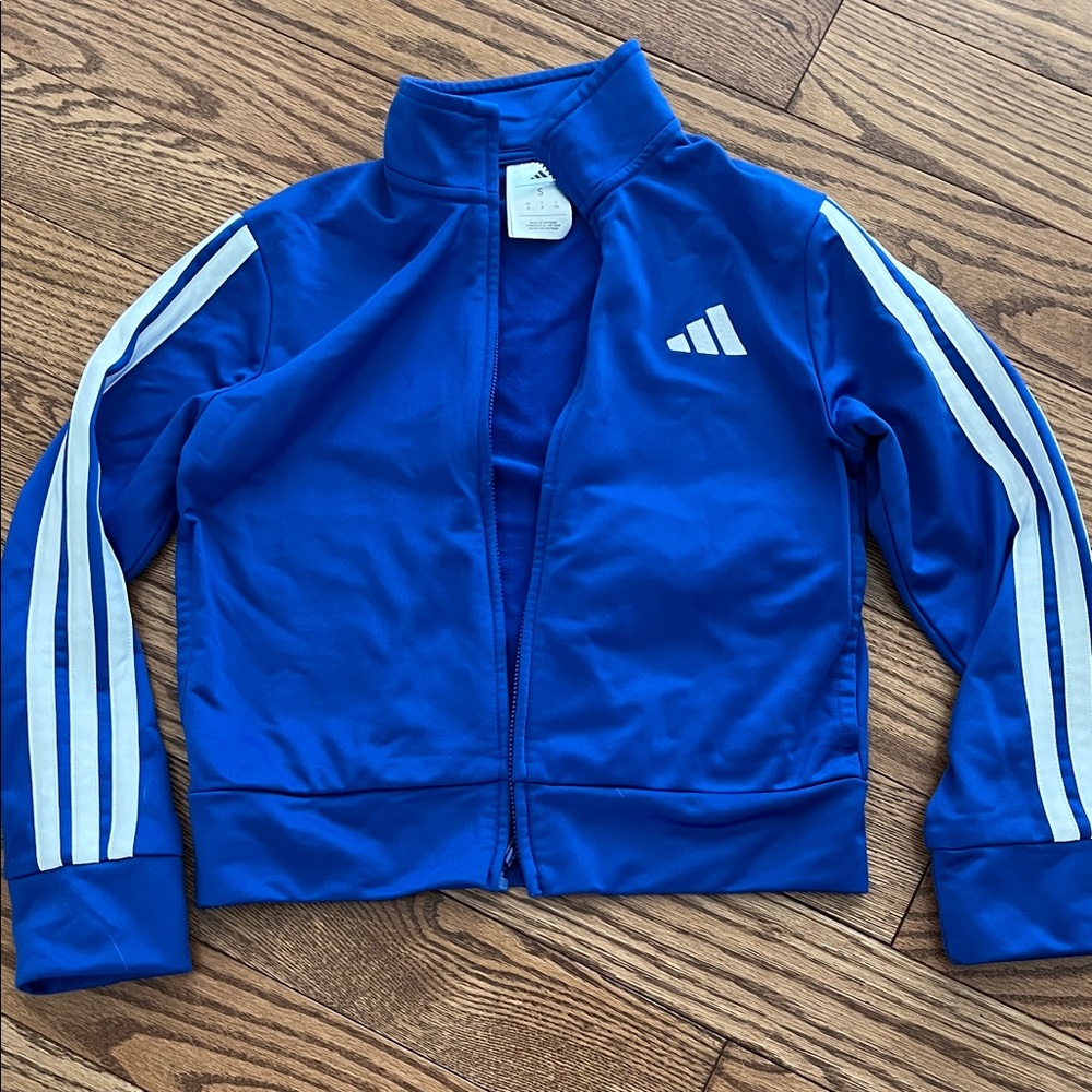 Adidas Royal Blue Jacket with White Accents